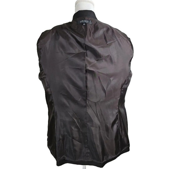 Kasper ~Woman Size 16~ Chocolate Brown One Button Lined Career Work Suit Jacket. - Picture 12 of 12